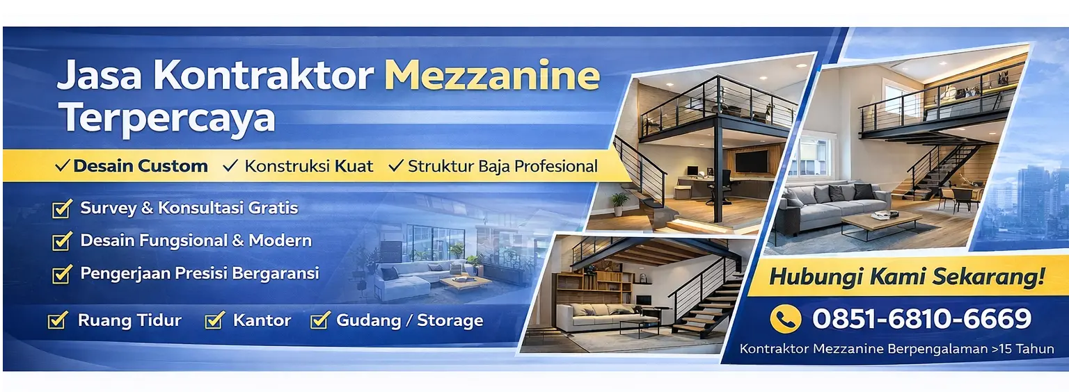 Jasa Pembuatan Mezzanine sepatan Bergaransi